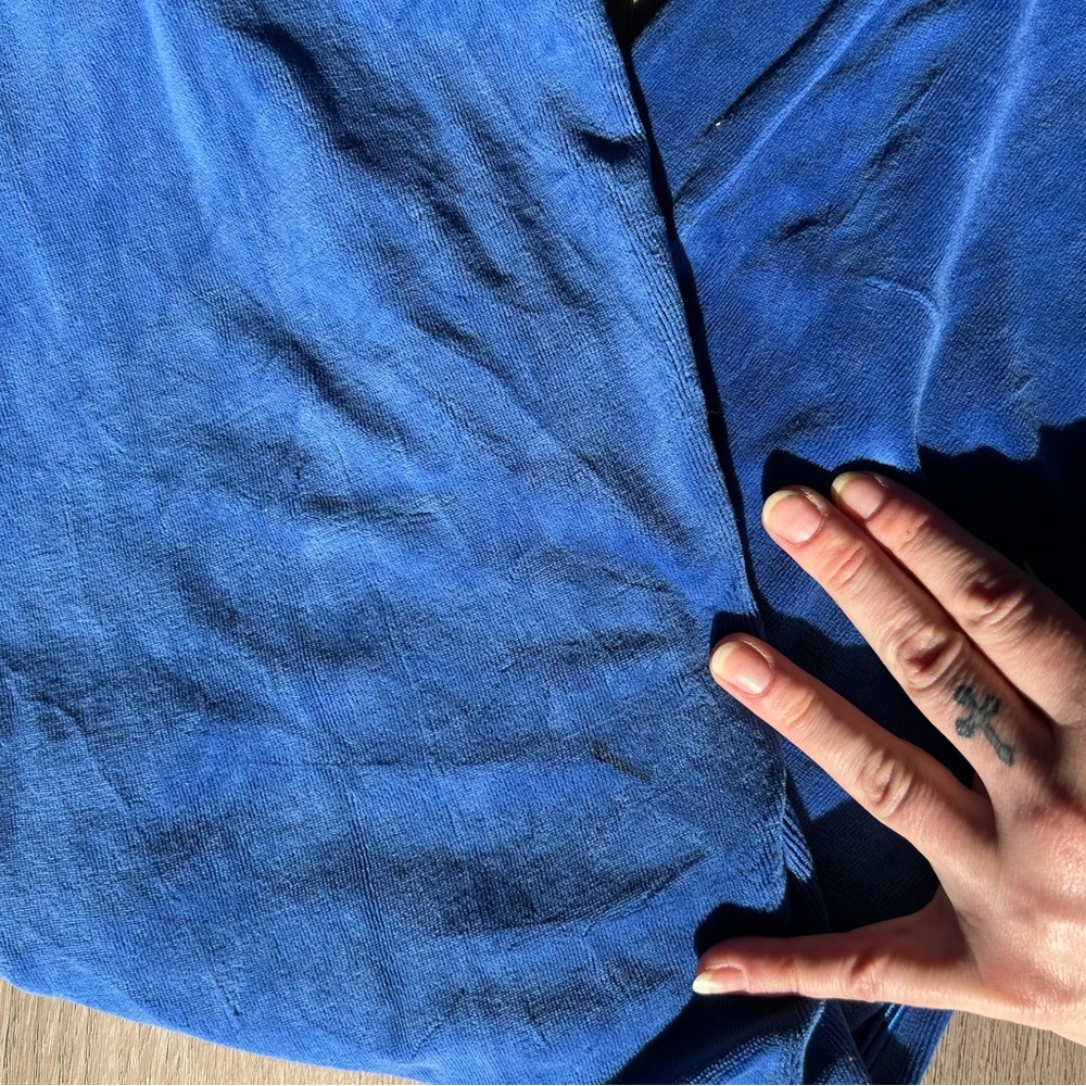 Juicy Couture Royal Blue velour joggers - Picture 5 of 5